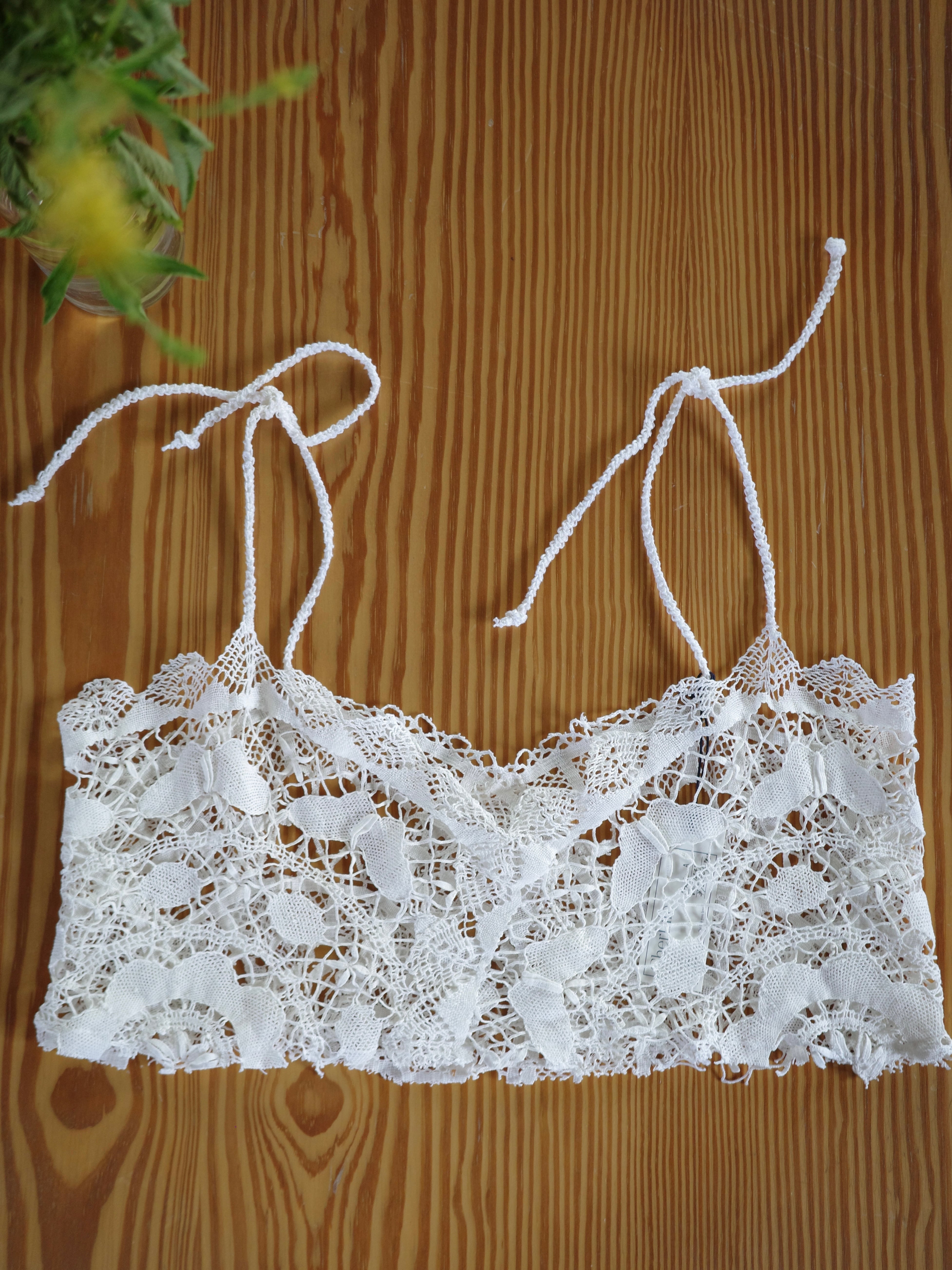 <vintage>remake lace bustier J