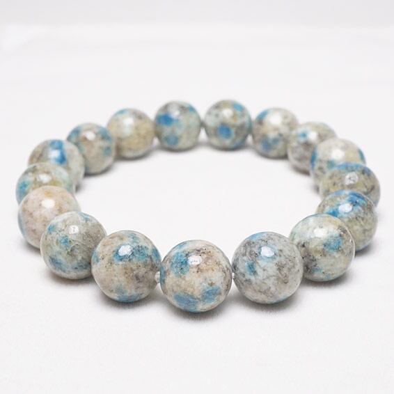 K2ブルー ブレスレット K2ストーン パキスタン産 12mm  111-3626