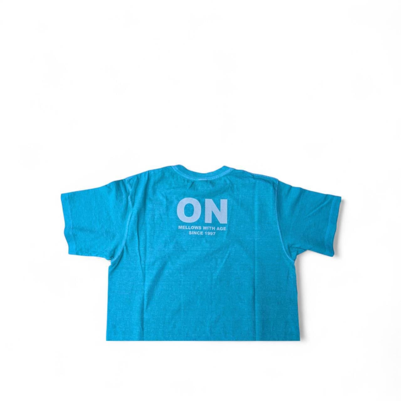 青いTシャツ Mサイズ 81.3 GO! GO! NIPPON!! Good On 】ロゴショートスリーブTシャツ | 気仙沼 シャークス