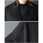 ショールカラー ドレープ ロングコート 60033