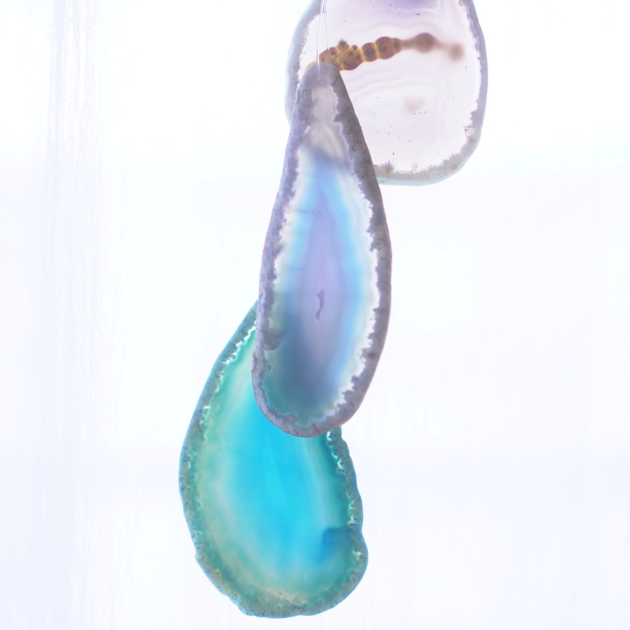 Botanical Garden 02 - アゲートヒーリングチャイム / Agate Sun Catcher Wind Chime 385