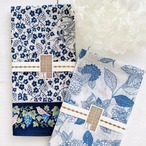 夜長堂　レトロな柄のハンカチ　2柄