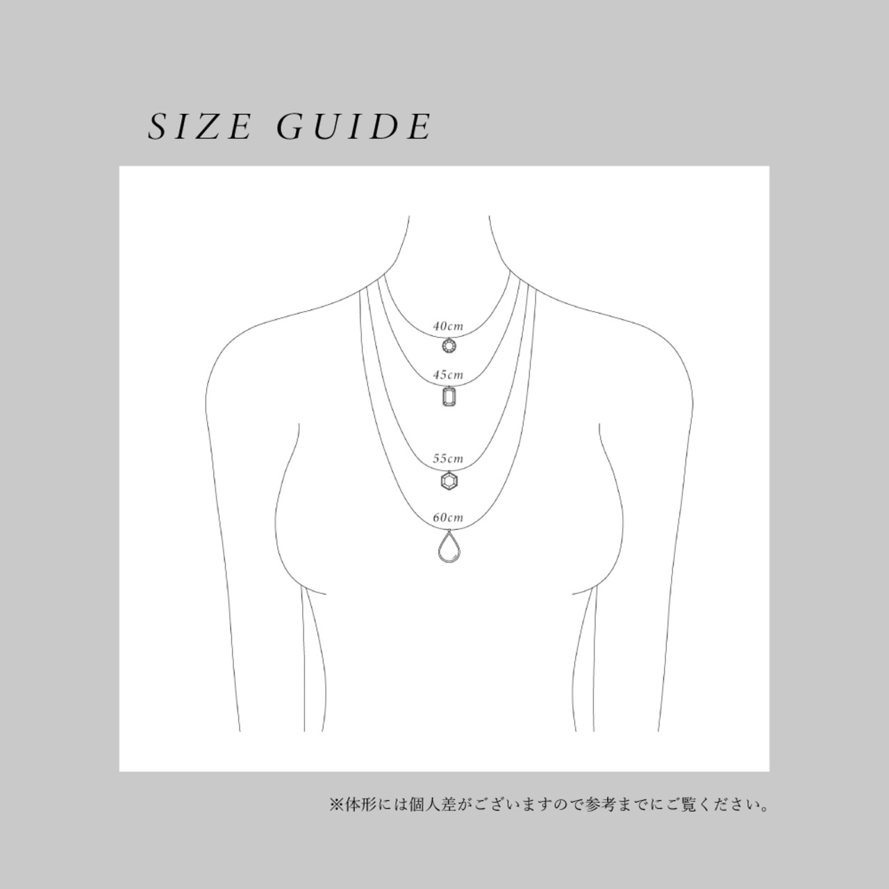 【MARKET】SINGLE STONE NECKLACE 124