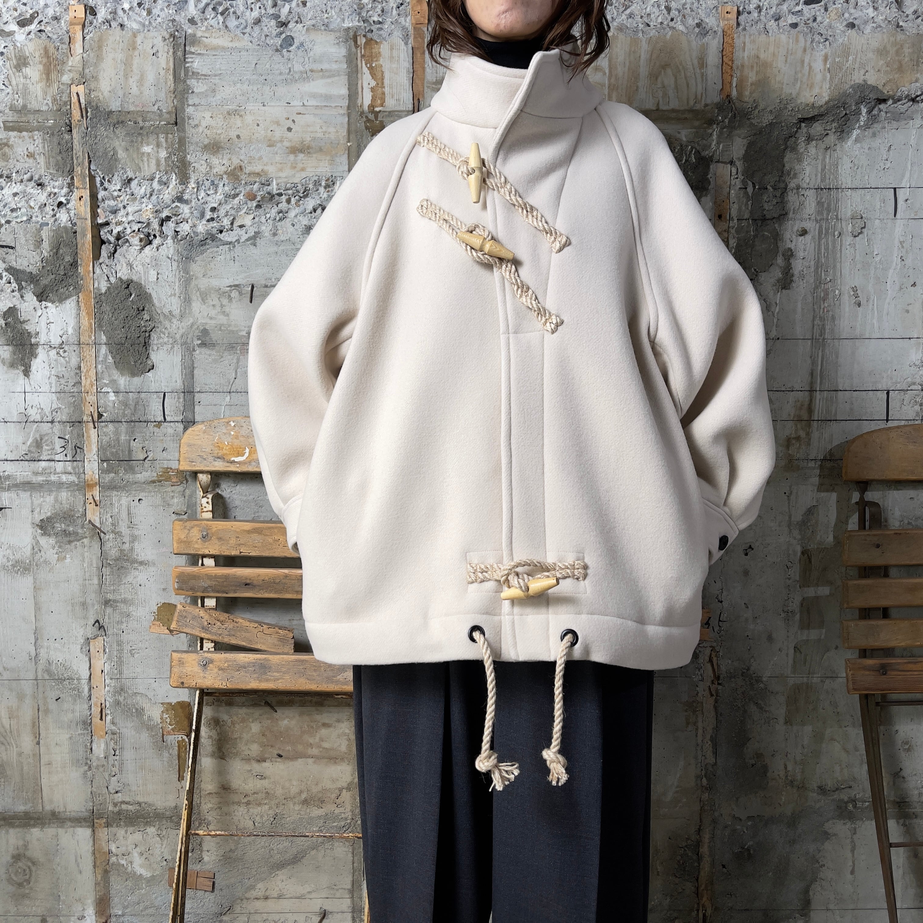 hyke(ハイク)コート/DOUBLE FACE DUFFLE JACKET