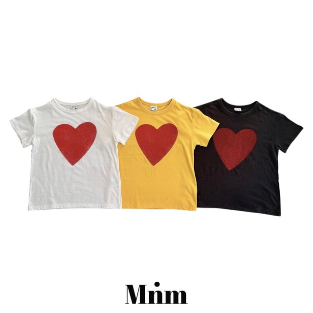 【取寄】minimal｜i love you tee｜アイラブユーT｜S-JM｜kids&jr｜26 summer
