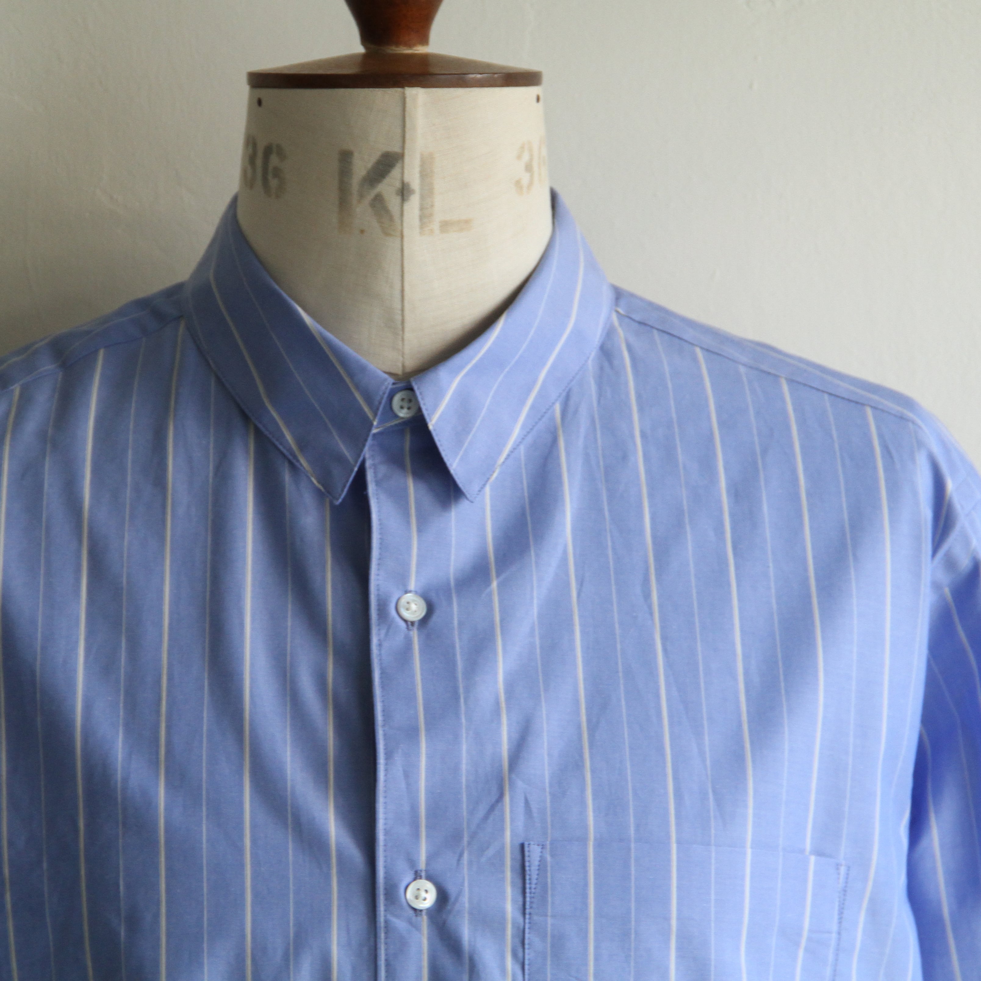 STILL BY HAND Stripe regular collar shirt | Terminal