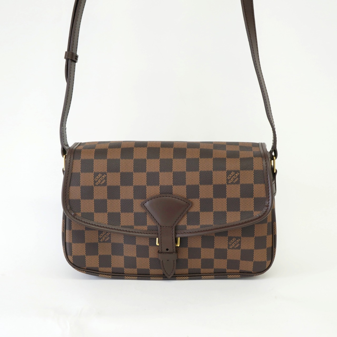 LOUIS VUITTON ルイヴィトン ダミエ ソローニュ ショルダーバッグ N48079 ブラウン