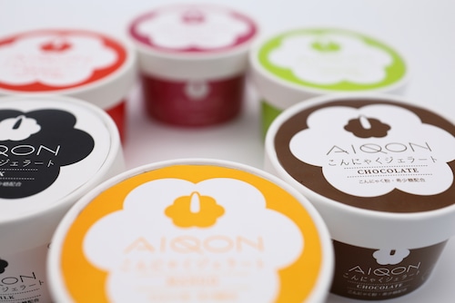 こんにゃくジェラート※6個単位での販売です。お好みの味をお選びください。