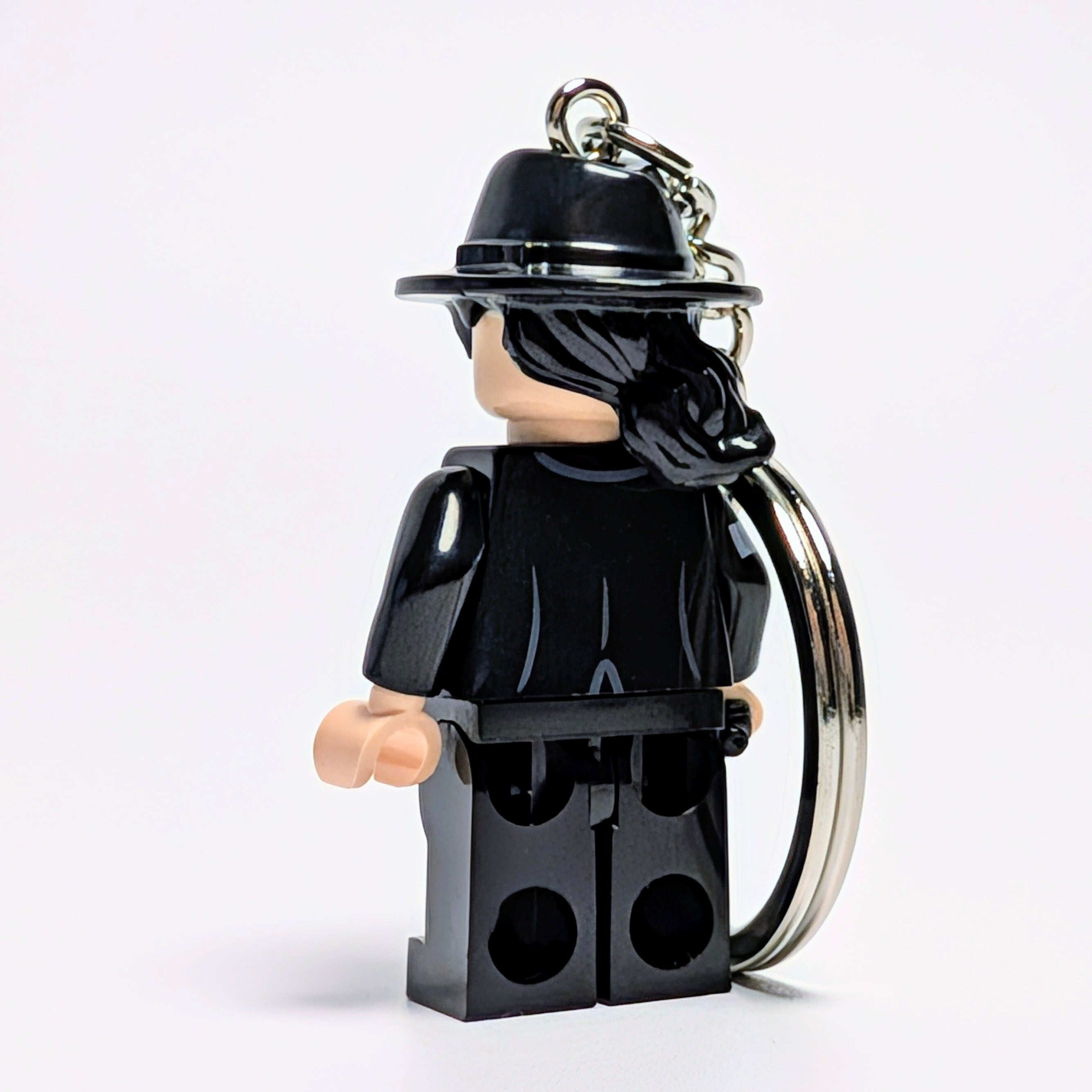 ★ブロックフィギュアキーホルダー★【 Michael Jackson / マイケル ジャクソン 】Dangerous ver.〚アメリカン雑貨 アメトイ〛
