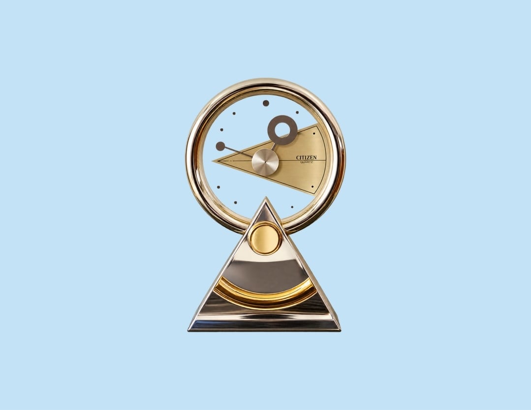CITIZEN GEOMETRIC DESK CLOCK