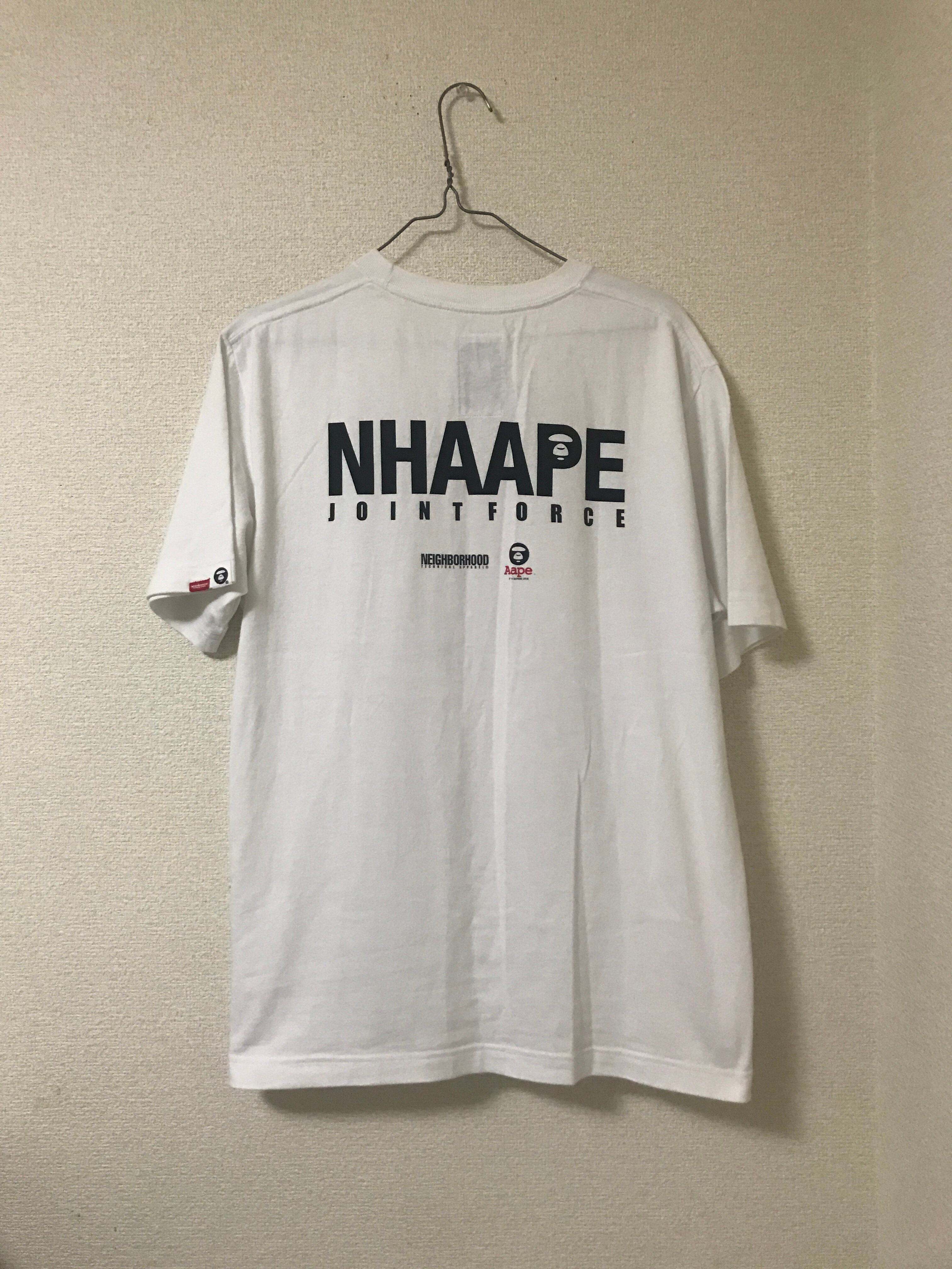 ☆ A BATHING APE × NEIGHBORHOOD ☆ コラボ ☆ tee 半袖 Tシャツ ☆ M