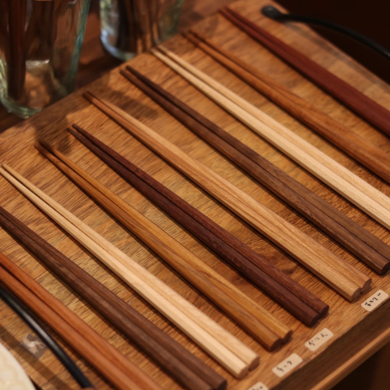 お箸　木製 楽天市場】木のお箸 木製 めいぼく箸たがね 銘木箸 かえで なら さくら