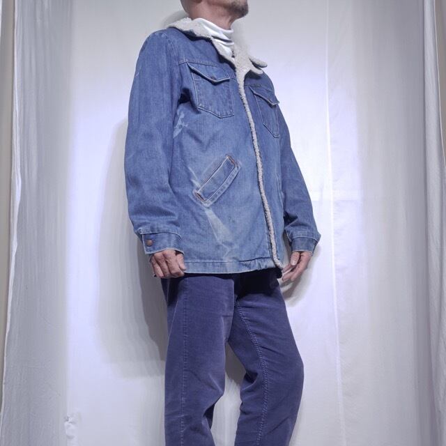 名作！1970s Wrangler Denim Wrange Coat / ラングラー デニム ボア