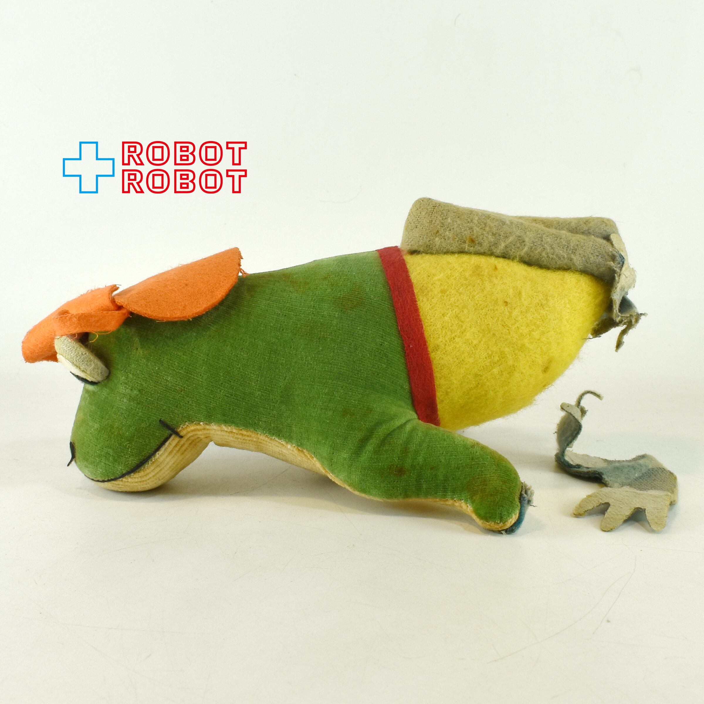 Dakin ドリームペッツ / オレンジ帽子のカエル おがくず入り