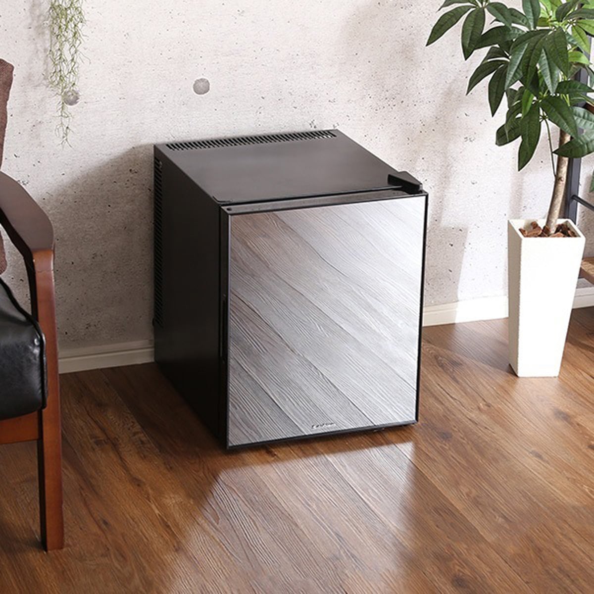 左右両開対応 鏡面仕上げ冷蔵庫32L 1ドア Trinityシリーズ家電 キッチン家電 冷蔵庫