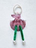 ハッピーホリデイズ・オーナメント(紫ヒオウギ・白緑)