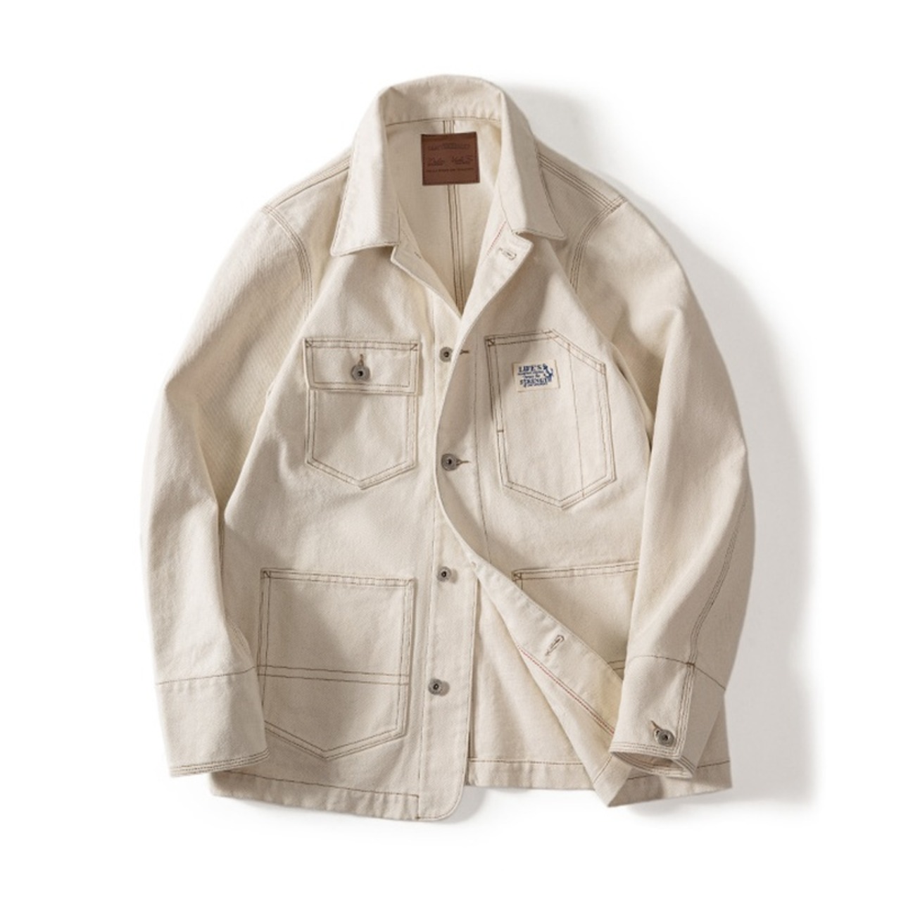 Button-Down Denim Work Jacket ◇H0046