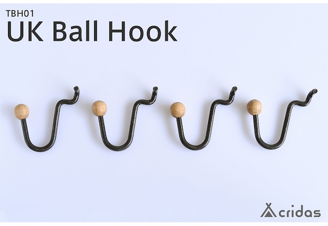 Cridas(クリダス) UK Ball Hook UKボールフック TBH01 国産木材