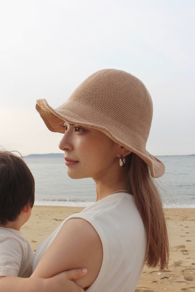 crochet tulip hat