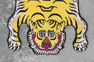 Tibetan Tiger Rug 《XSサイズ・シルク034》チベタンタイガーラグ
