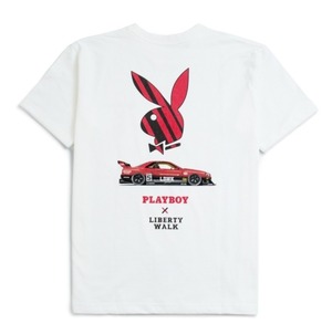 PLAYBOY×LB ER34 Tシャツ ホワイト