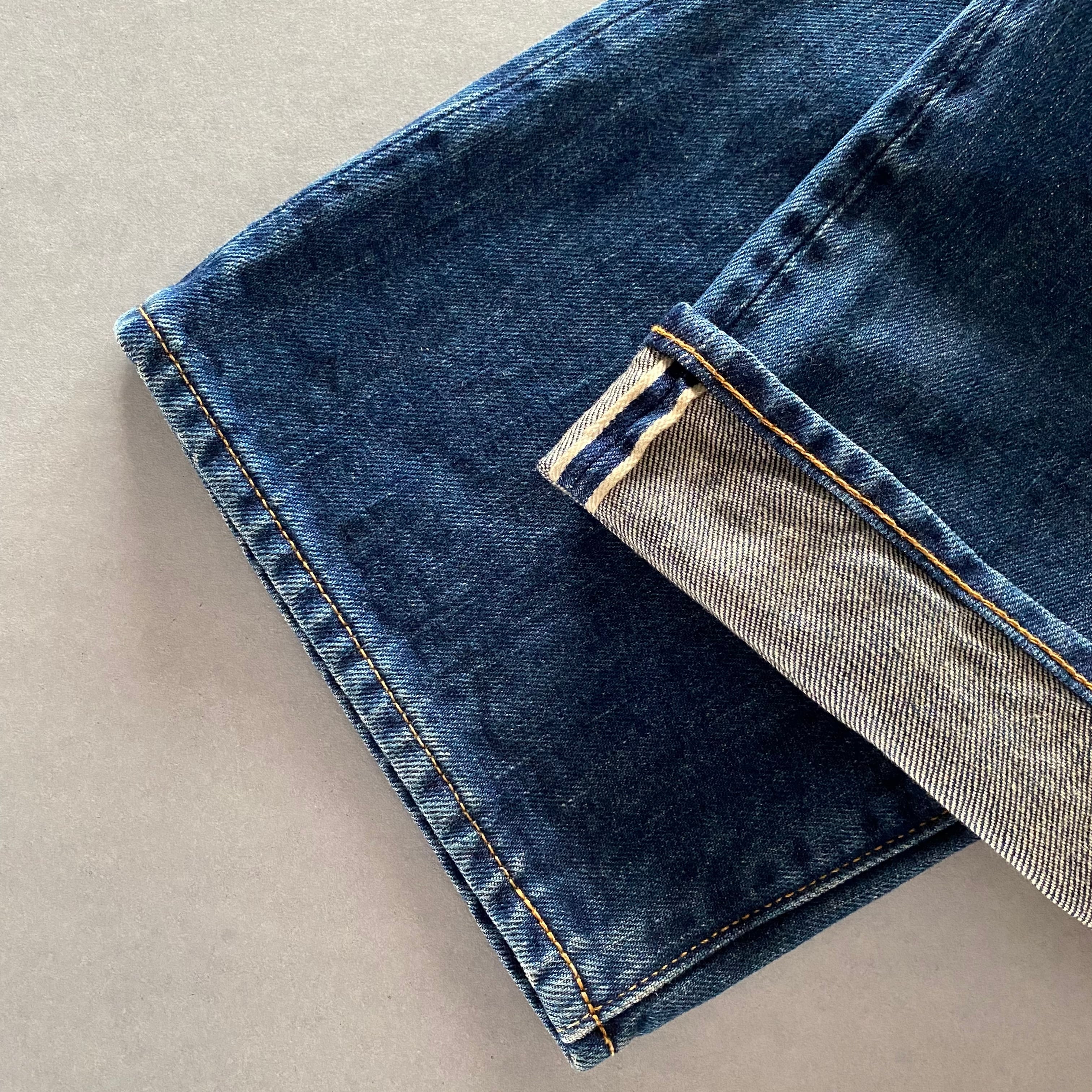未使用タグ付き* スビンコットン 5ポケットパンツ CIOTA｜スビンコットン High-rise 5 Pocket Pants (13.5oz) women Dark