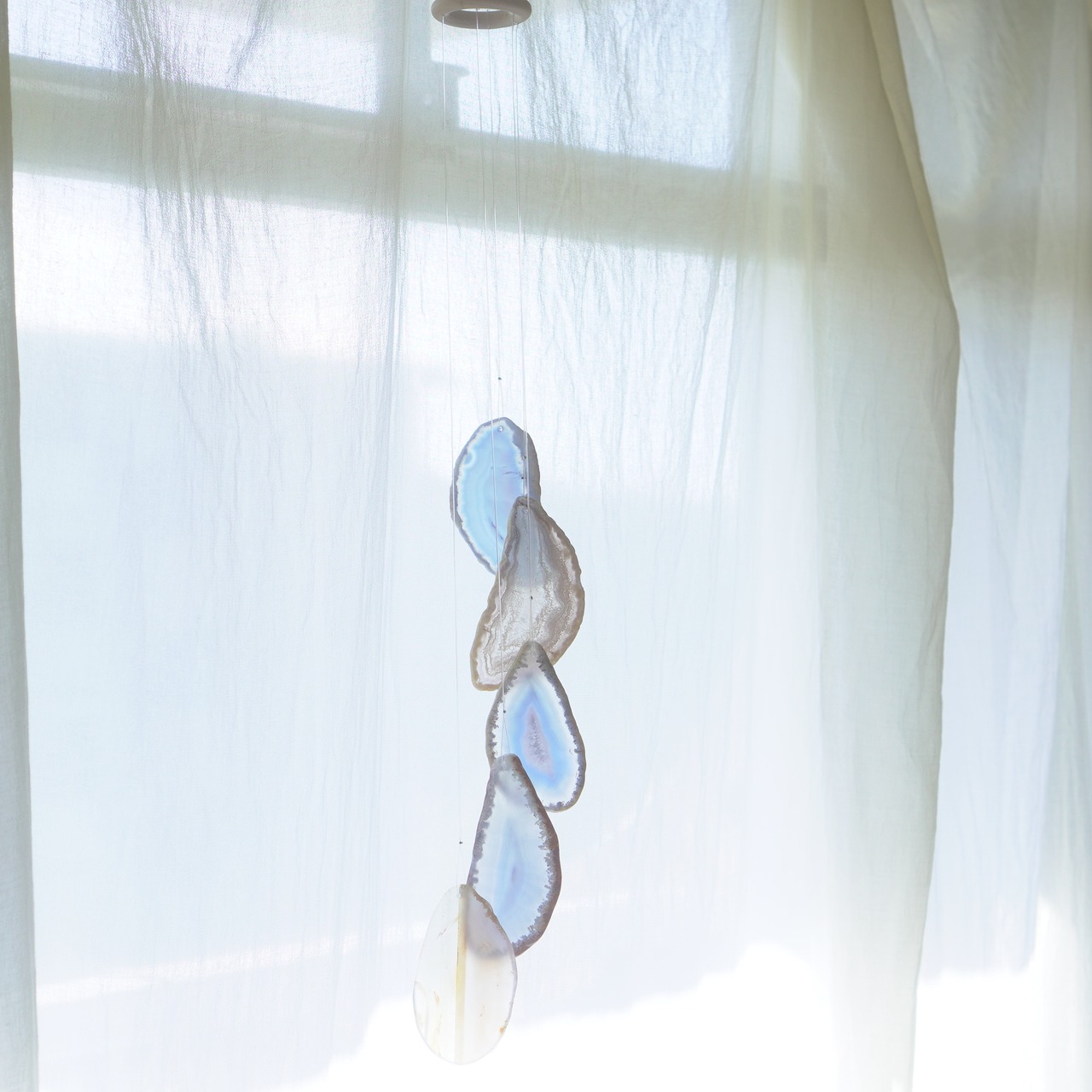 Salt Lake 14 - アゲートヒーリングチャイム / Agate Sun Catcher Wind Chime 1050