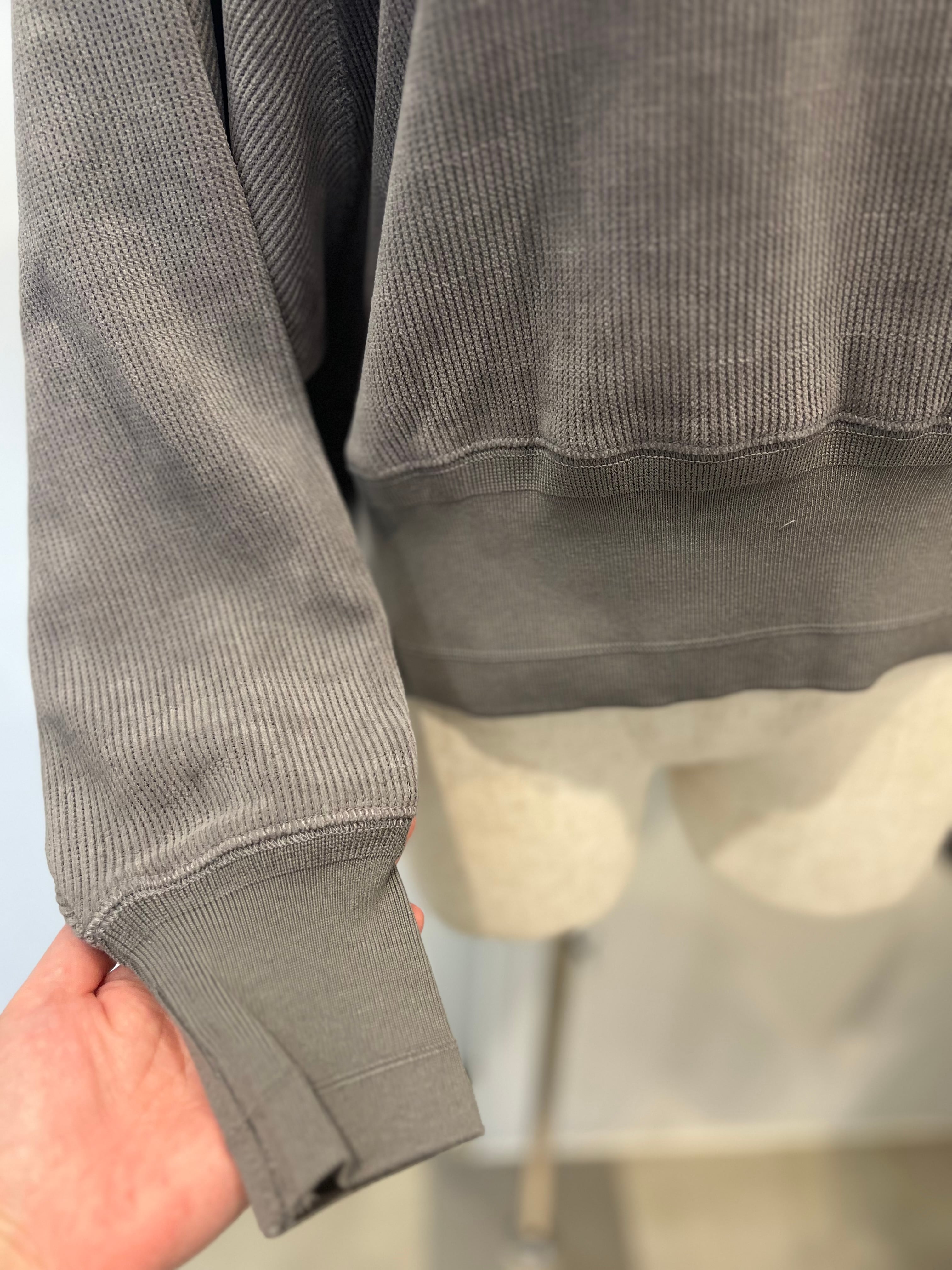 【SELECT】ベロアライクサーマルラグランフーディー 45-0694