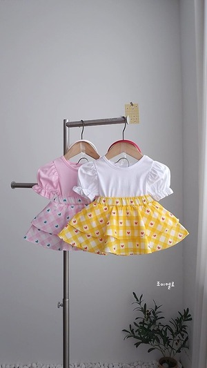 [GIOIELLO] Checkered heart leggings (XL/XXL) / [조이엘로] 체크하트치랭스 (XL/XXL)