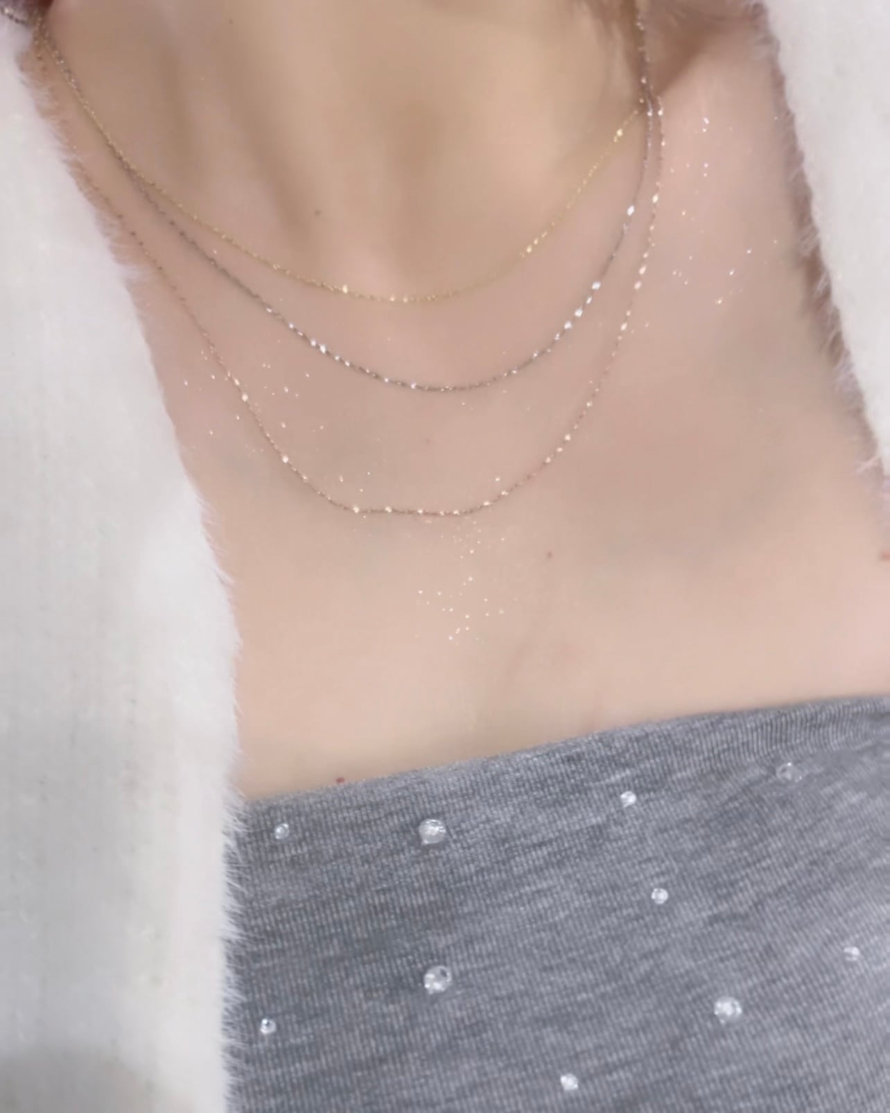 sheer necklace | shellmii