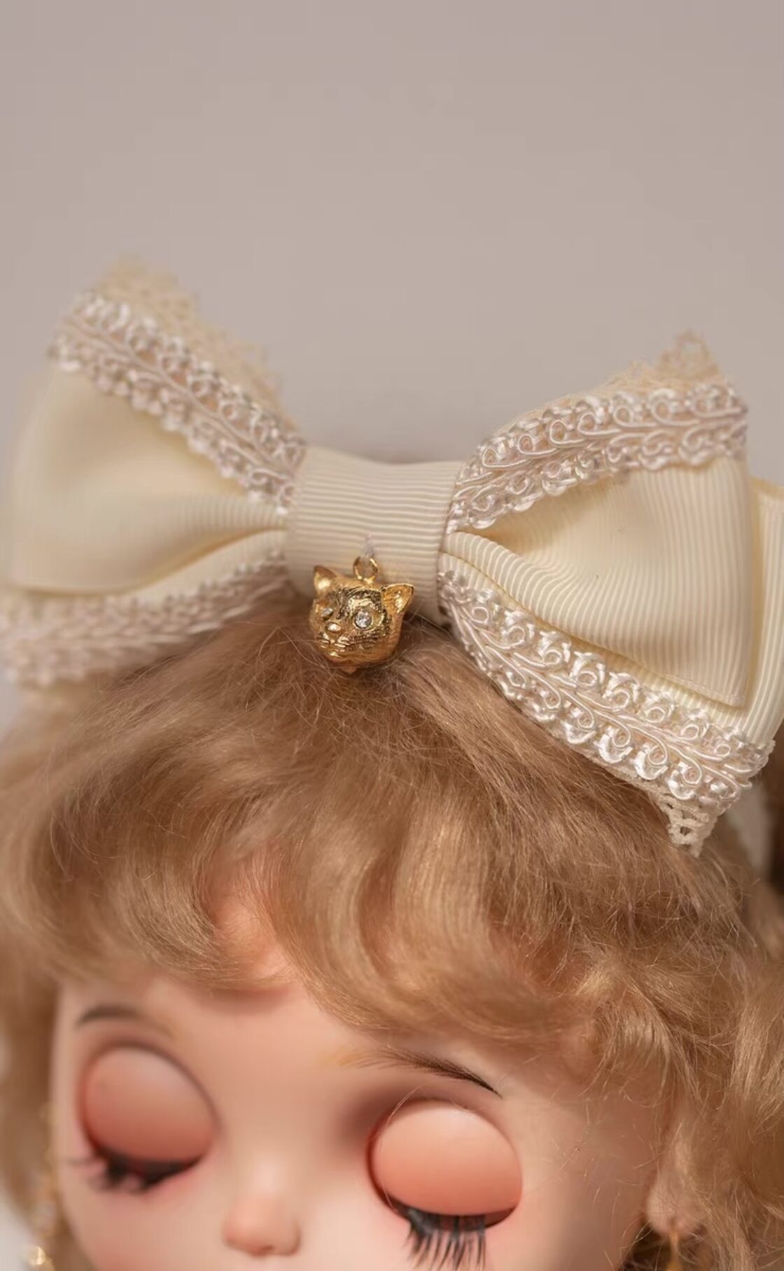 テーラーメイド リボン ヘッド カチューシャ ブライス 大1/3 Blythe 