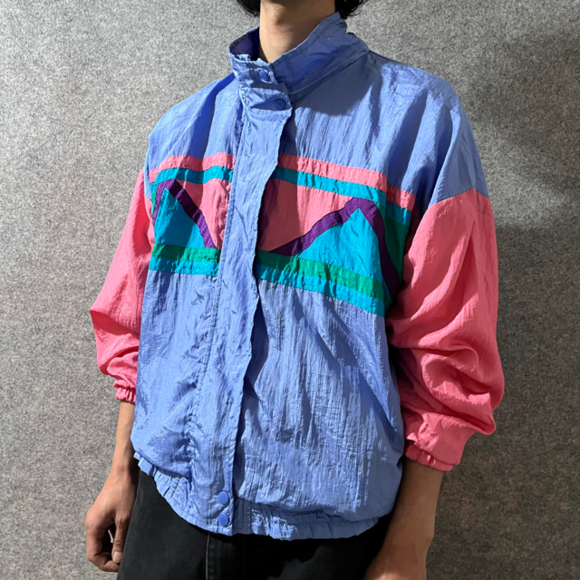 vintage design nylon jacket