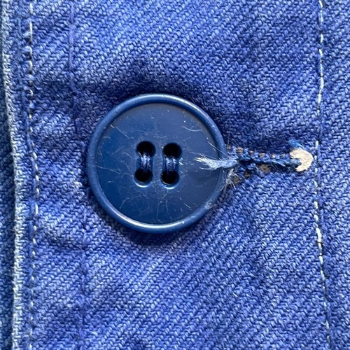 50s SAVO 刺繍タグ コットンツイル フレンチワークジャケット 詳細写真10