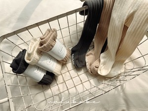 【予約/特典】valu bebe / ribbed tights