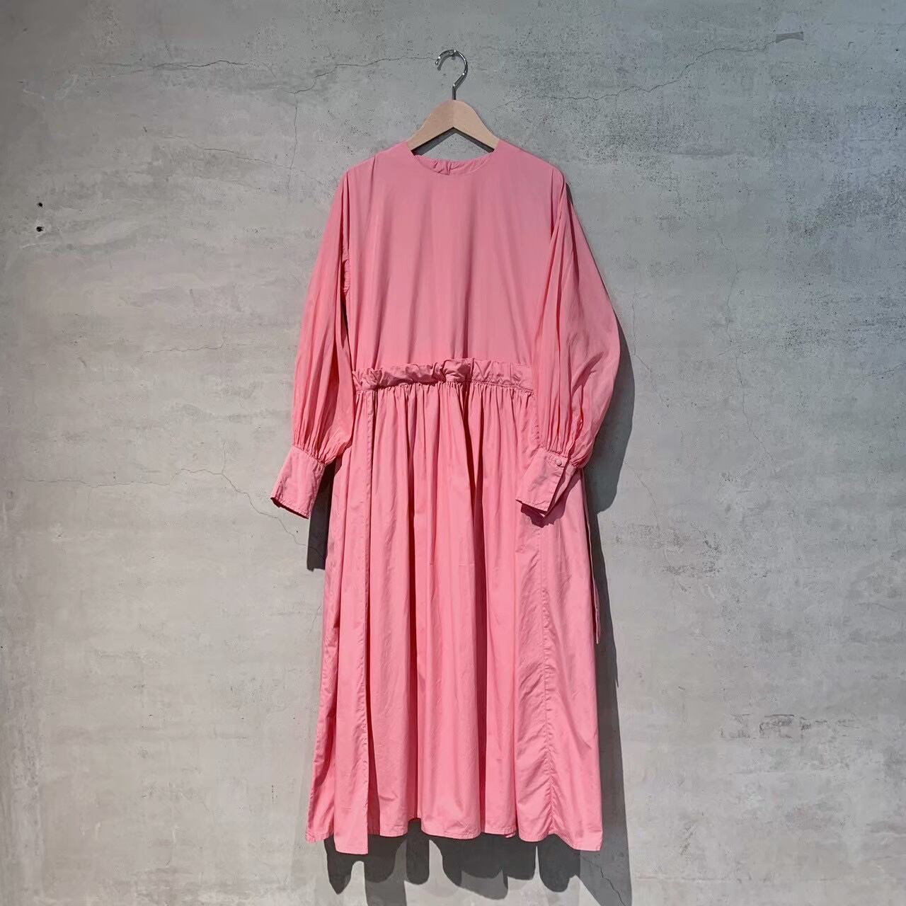 COSMIC WONDER】Suvin cotton broadcloth farmer dress/20CW17311-2