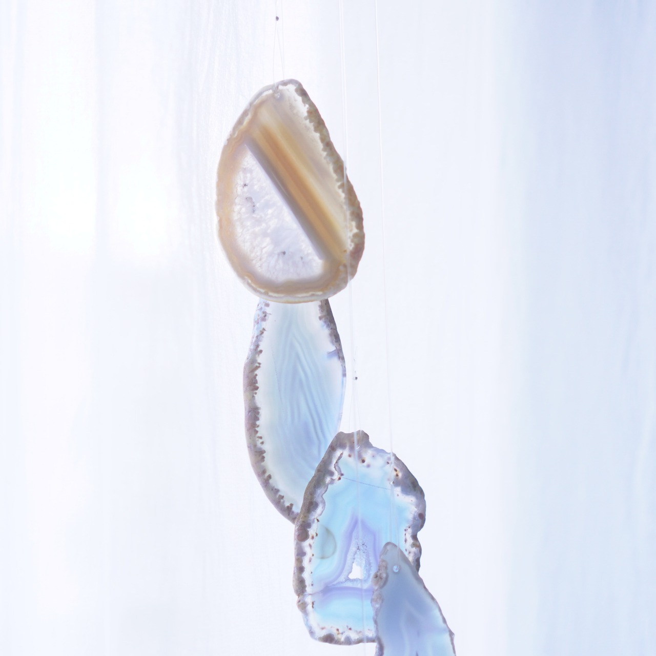 Crete Island 02 - アゲートヒーリングチャイム / Agate Sun Catcher Wind Chime 424