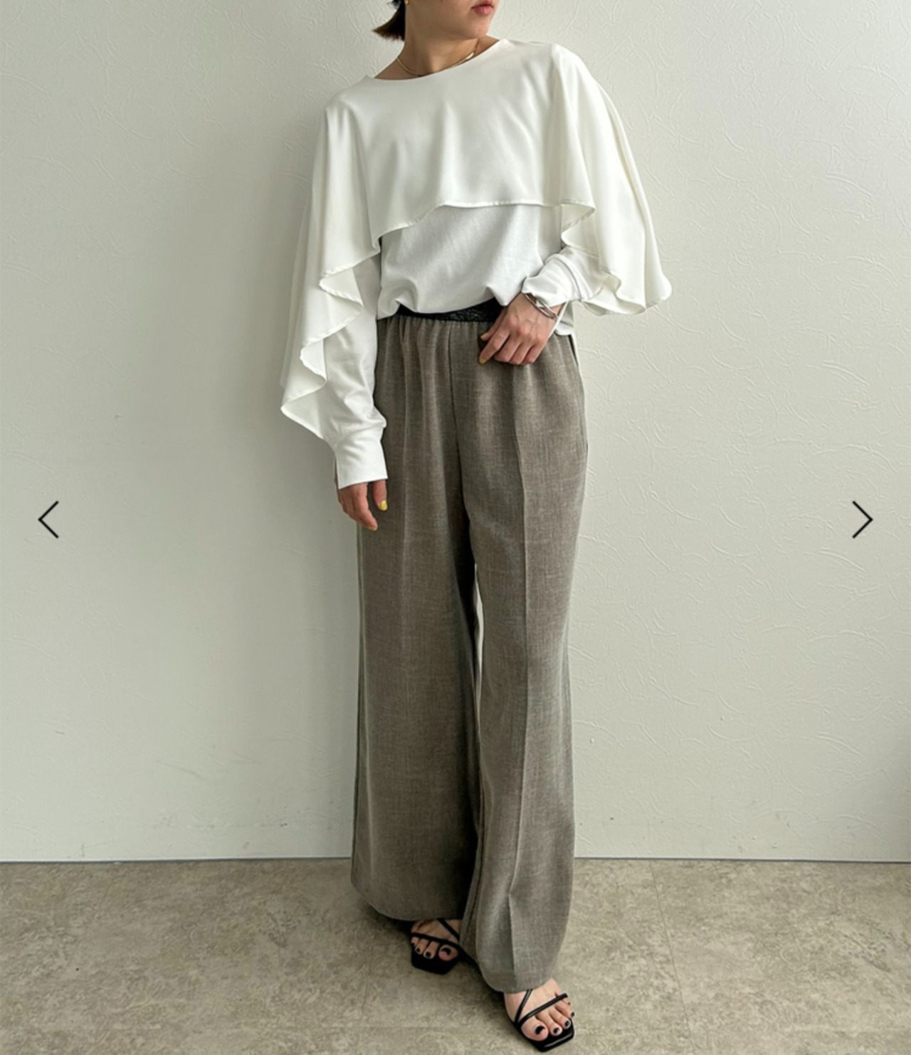 ケープレイヤードプルオーバー　52190