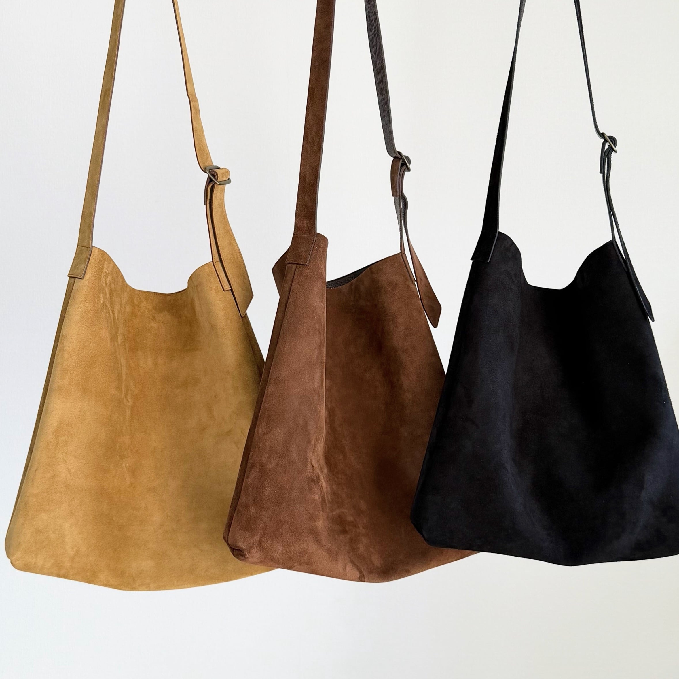 Rahlラール　巾着バッグ　Drawstrings Bag LURAKU ショルダーバッグ 「LURAKU」Synthetic Leather Drawstring Bag