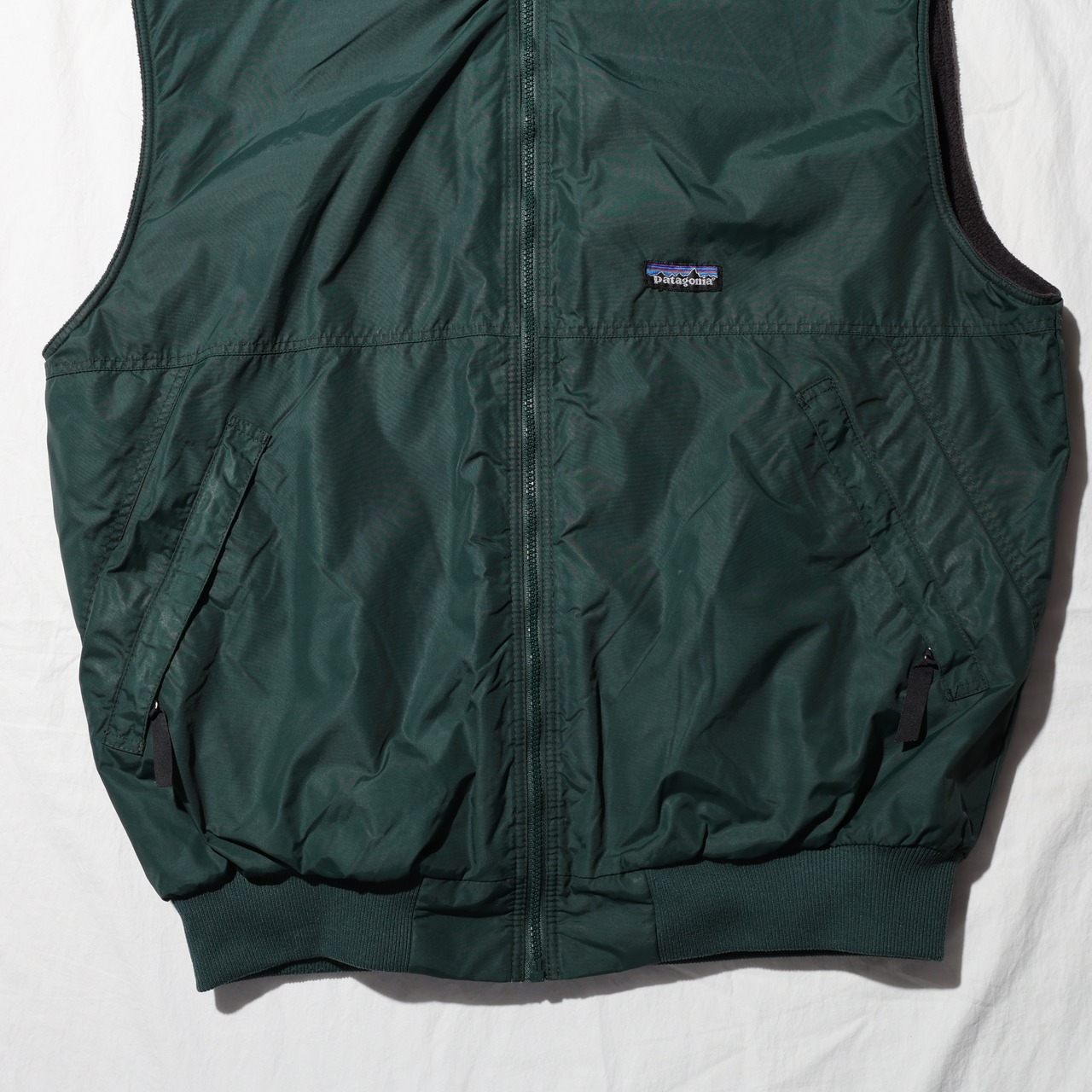 美品 XL 97年 ハンター×チャコール Shelled Synchilla Vest Patagonia シェルドシンチラベスト パタゴニア