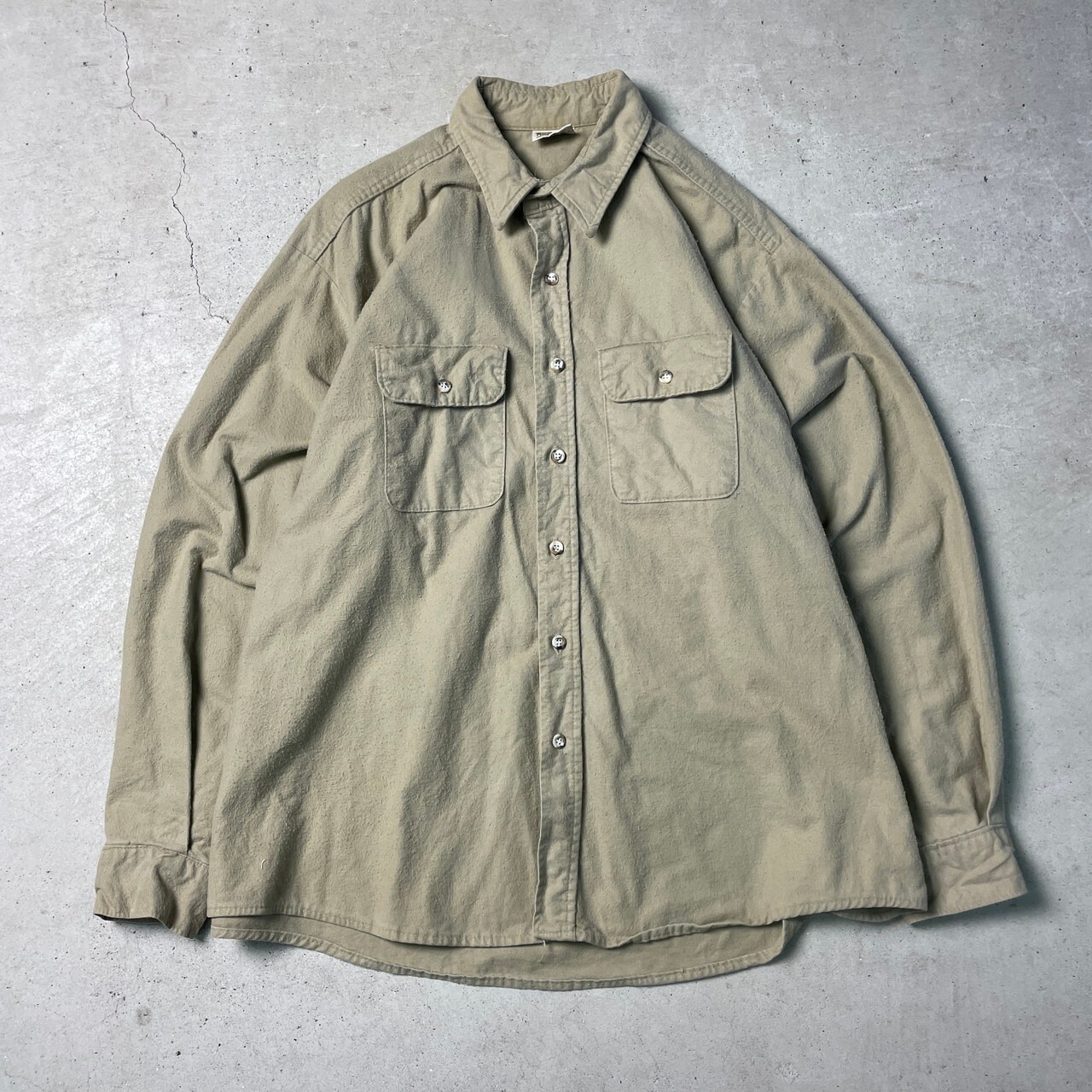 90年代 USA製 FIVE BROTHER ファイブブラザー シャモアクロスシャツ 