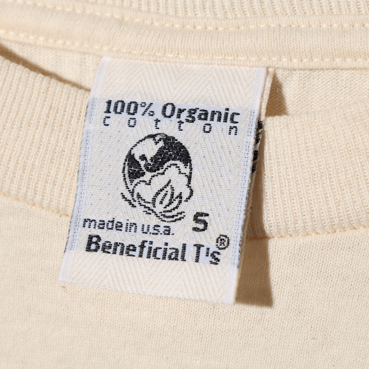 Deadstock S USA Patagonia Beneficial T’s ナチュラル パタゴニア ベネフィシャルT ベネT Tシャツ 生成り 白