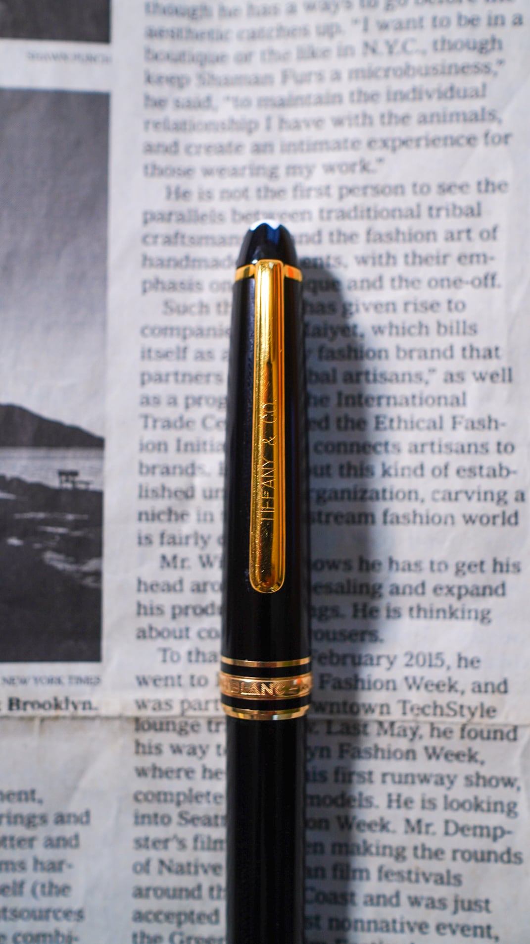 1990s】MONTBLANC モンブラン × TIFFANY&Co. ティファニー マイスター