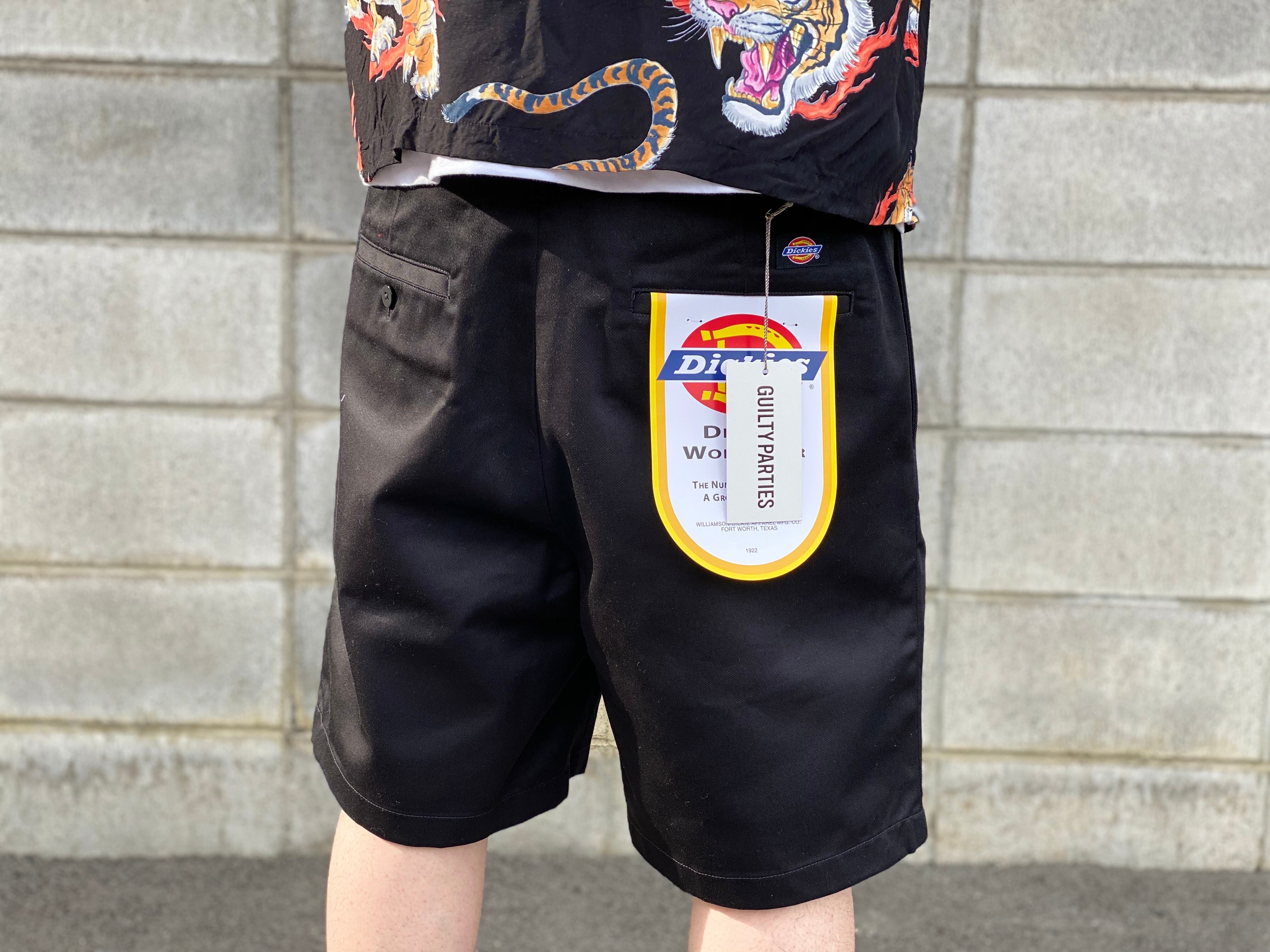 WACKO MARIA × DICKIES PLEATED SHORT TROUSERS (TYPE 2) BLACK XL ...