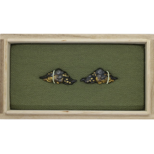 目貫　布袋和尚