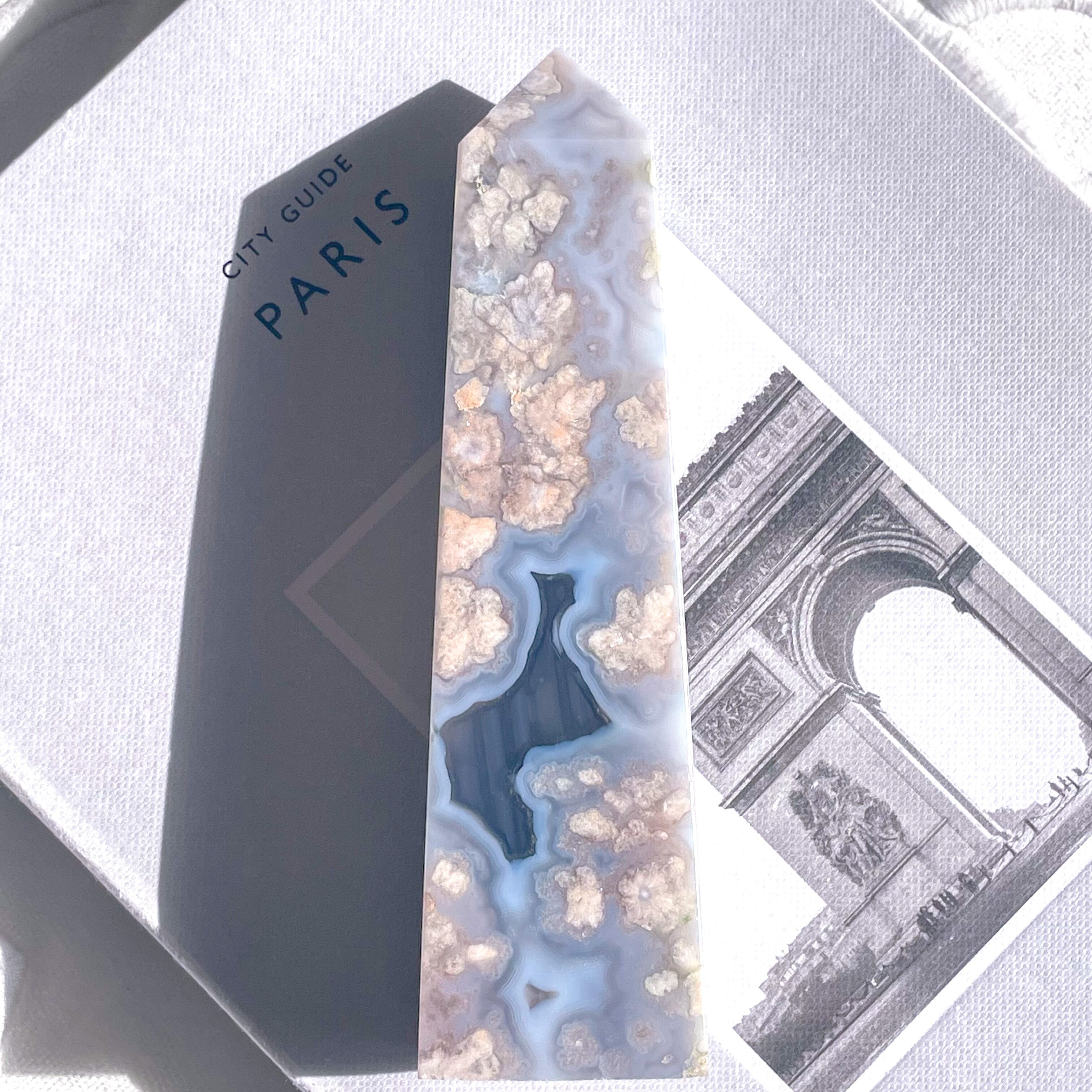 Blue Flower Agate 2 ✧ ブルーフラワーアゲート | FLUXY - 天然石と