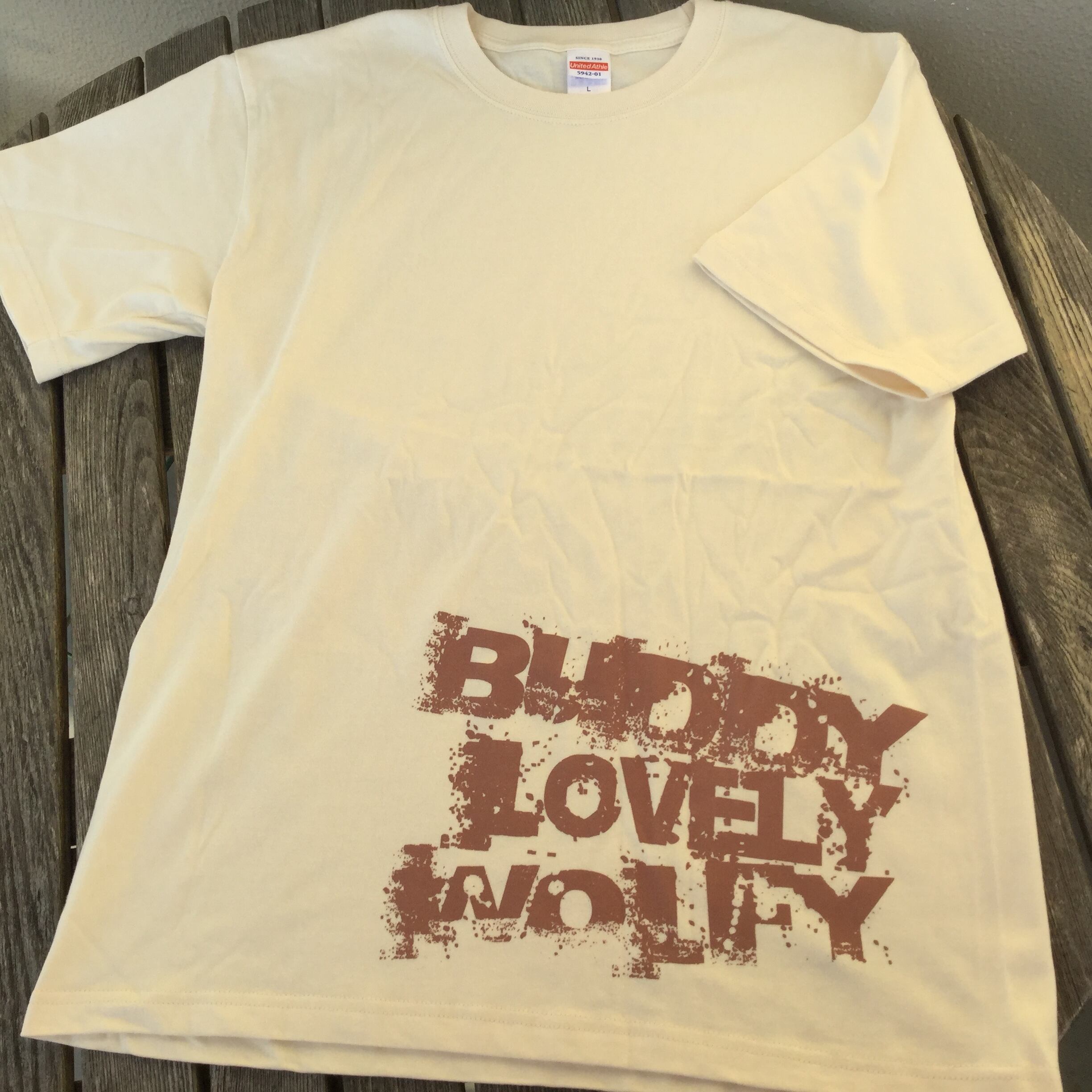 狼尻尾2.0 Buddy Tシャツ ナチュラル