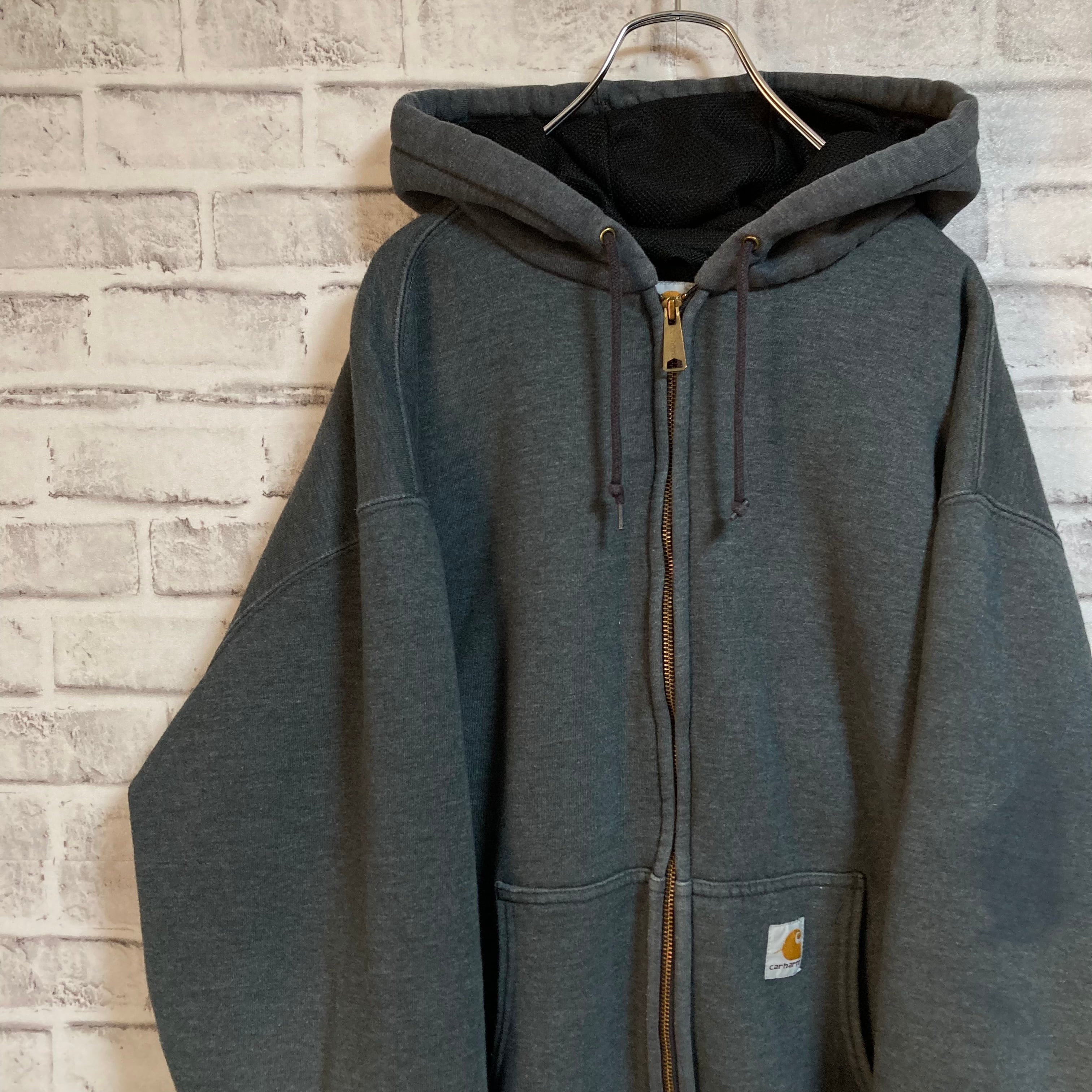 Carhartt】Zip Hoodie L相当 2000s Y2K フルジップパーカー 企業