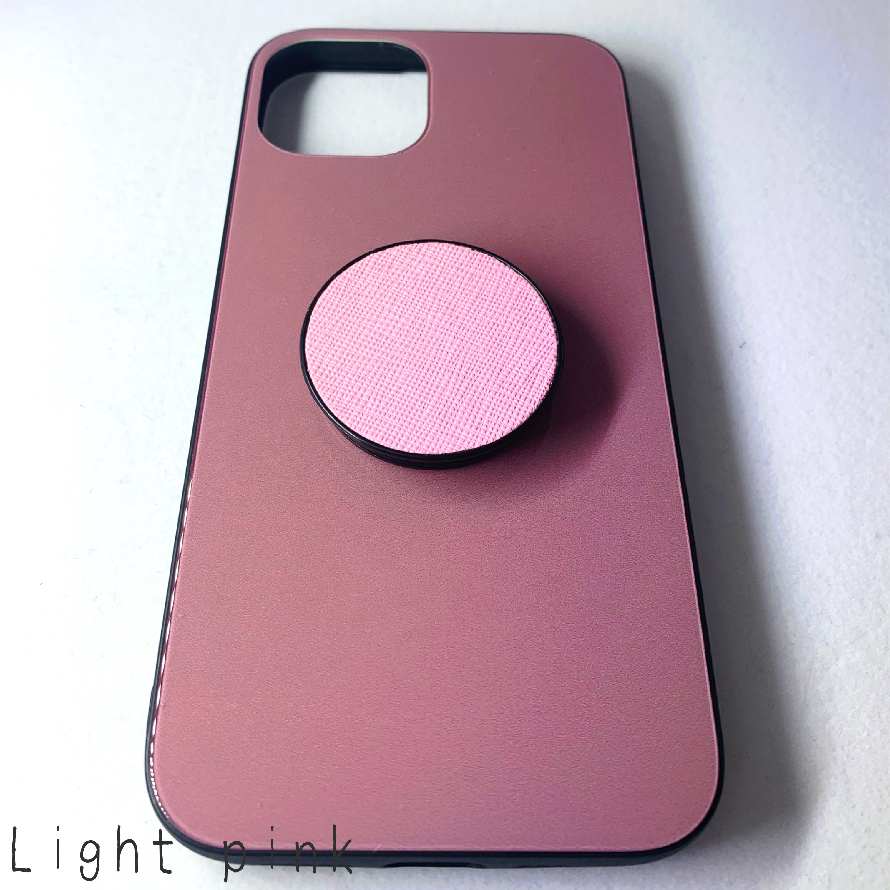 受付終了》特注【本革スマホグリップ】名入れ&飛行機♥ 特別なスマホ