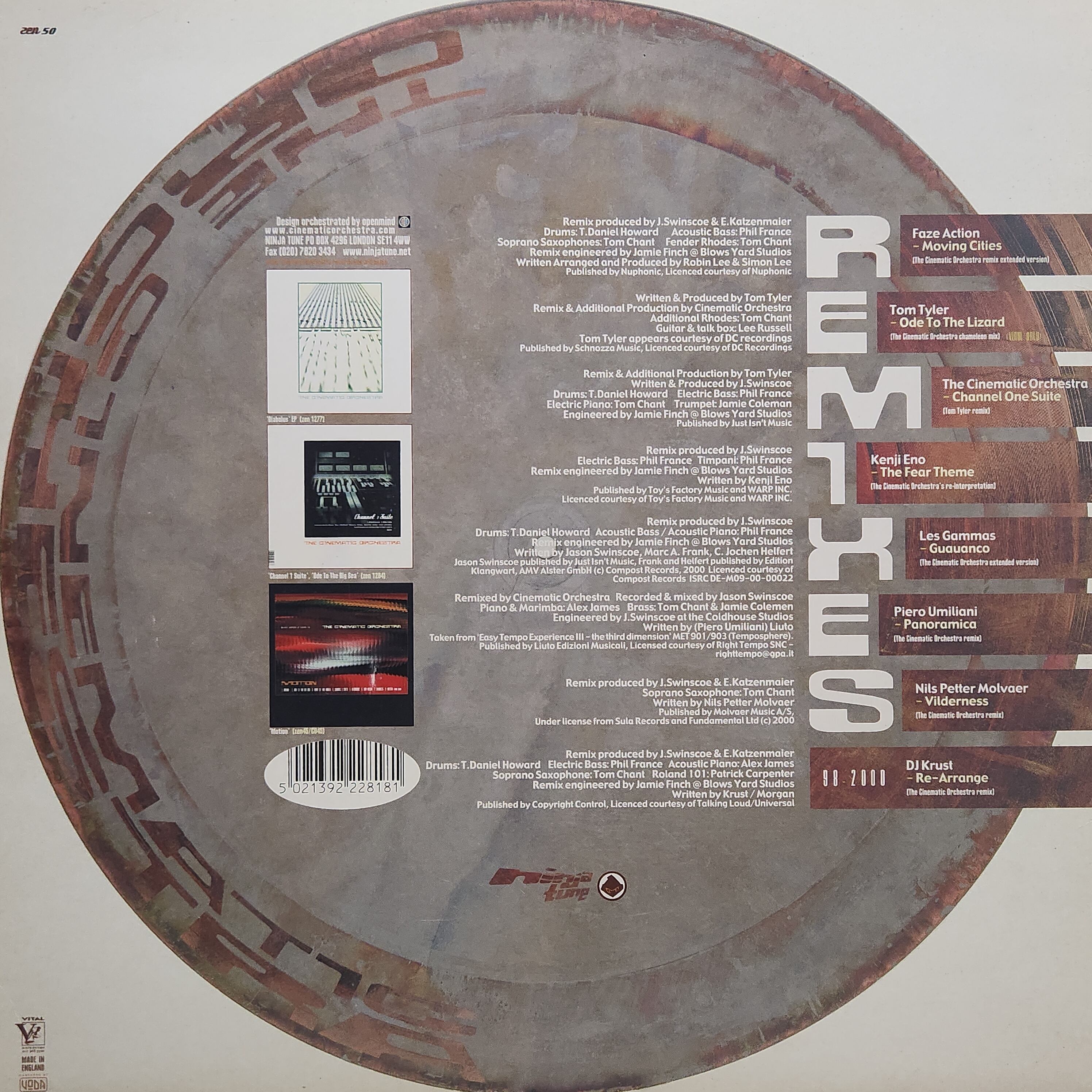 The Cinematic Orchestra / Remixes 98 - 2000 [ZEN 50] - 画像2
