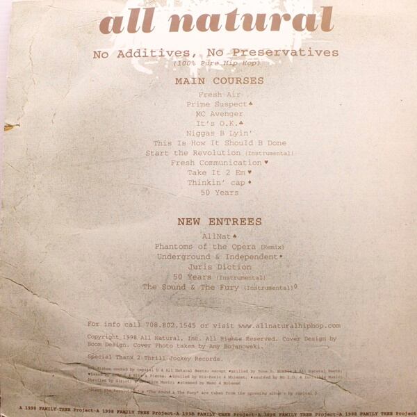 All Natural / No Additives, No Preservatives (Xtra Phat) [2792] - 画像2